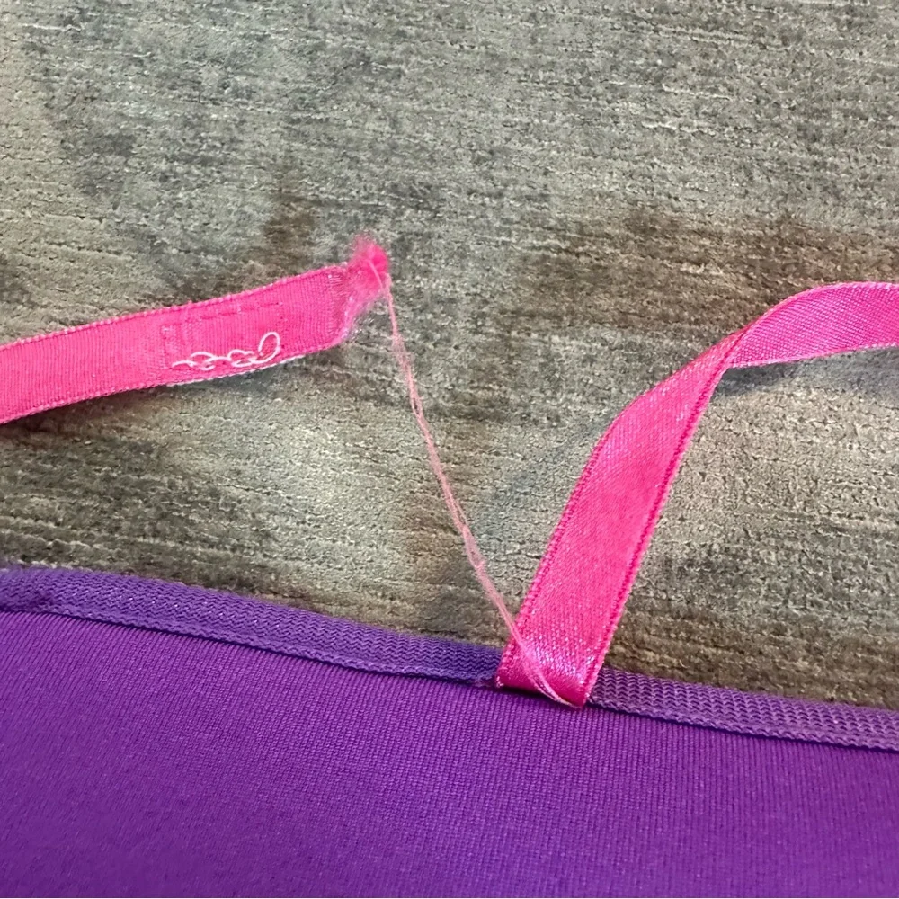 Build-A-Bear Purple Yoga Mat w Pink Accents